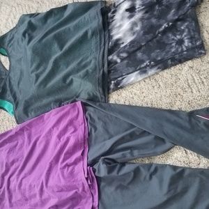 2 workout outfits